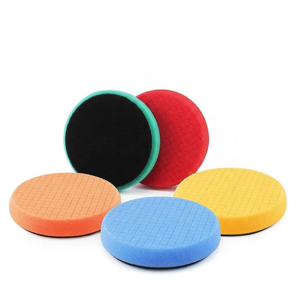 6.5 Inch Foam Polishing Pad Kit with Hook and Loop for Car Buffer Polisher Compounding Waxing 5 Pack price history on PriceWatchPro