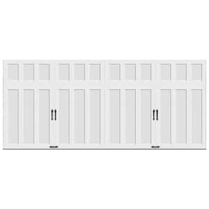 Coachman Collection 16 ft. x 7 ft. 18.4 R-Value Intellicore Insulated Solid White Garage Door