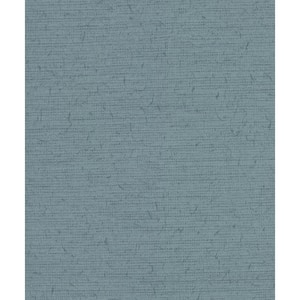 Bravos Teal Faux Grasscloth Vinyl Strippable Wallpaper (Covers 60.8 sq. ft.)