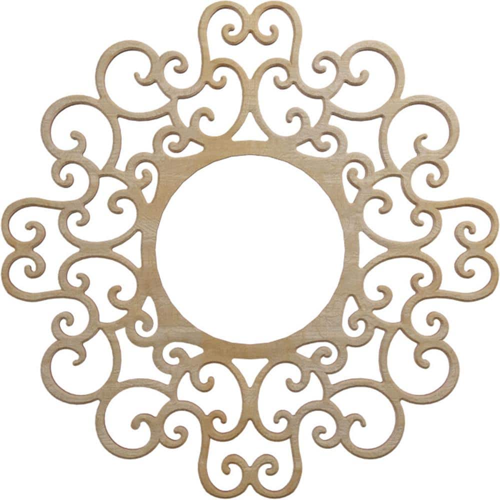 16 in. x 16 in. x 1/4 in. Reims Wood Fretwork Pierced Ceiling Medallion, Hickory price history on PriceWatchPro