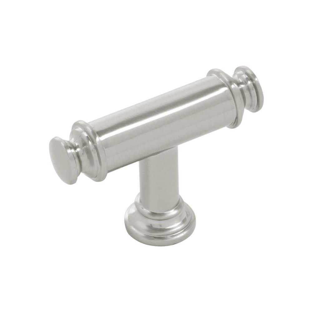 Berkshire Collection 2-1/8 in. x 11/16 in. Satin Nickel Bar Cabinet Knob price history on PriceWatchPro
