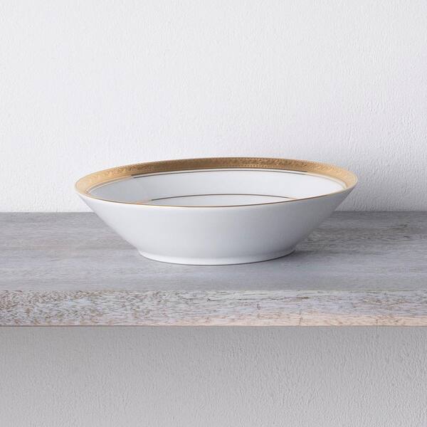 Noritake Crestwood Gold 7.5 in., 12 fl. oz. (Gold) Porcelain Soup