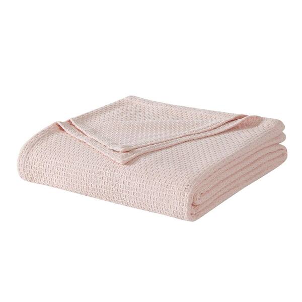Laura Ashley Cotton Pink Twin Blanket
