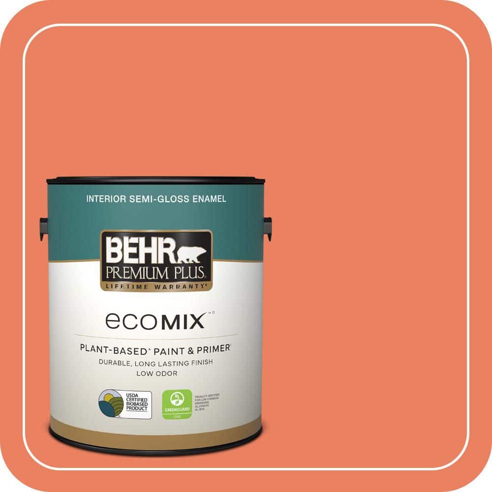 1 gal. #200B-6 Mesa Sunrise Semi-Gloss Enamel EcoMix Plant-Based Interior Paint & Primer price history on PriceWatchPro