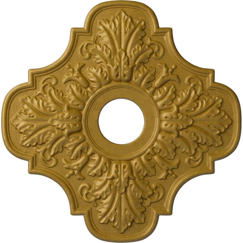 Pharaoh's Gold Hand-Painted Polyurethane Ceiling Medallion