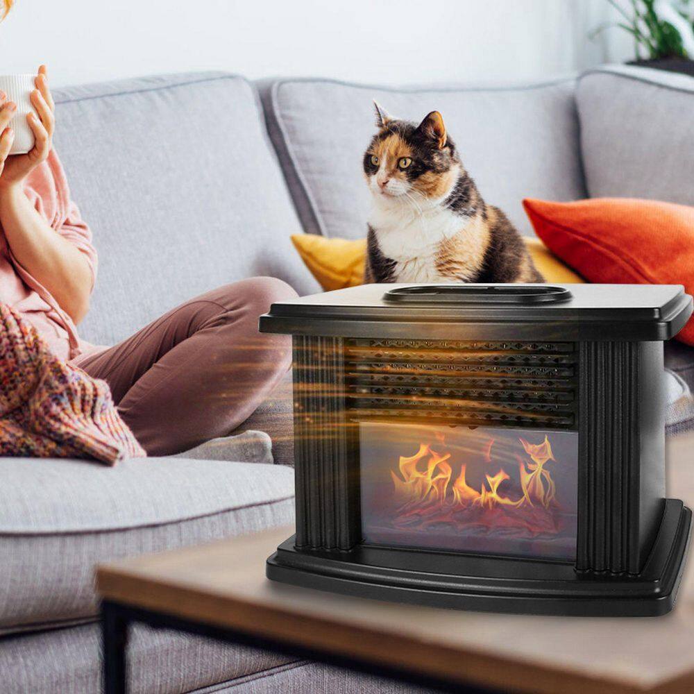 800W Electric Fireplace Forced Air Space Heater Digital Thermostat Timer Setting Remote Control Overheating Protection price history on PriceWatchPro