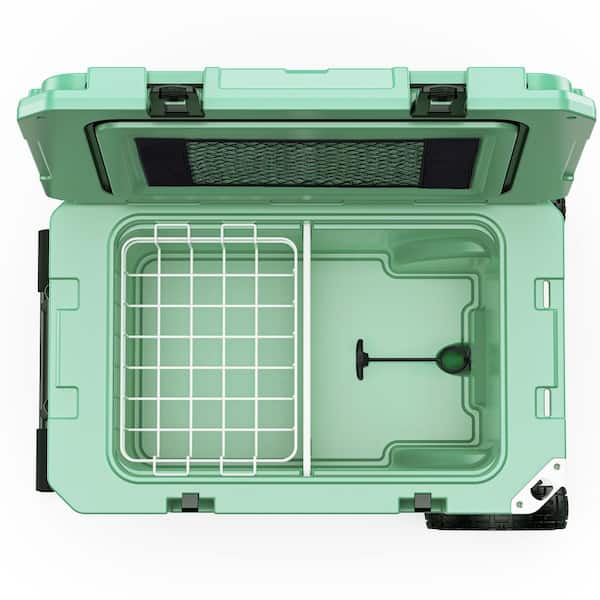 Gilati Light Green 55 qt. Portable Chest Cooler, Leak-Proof