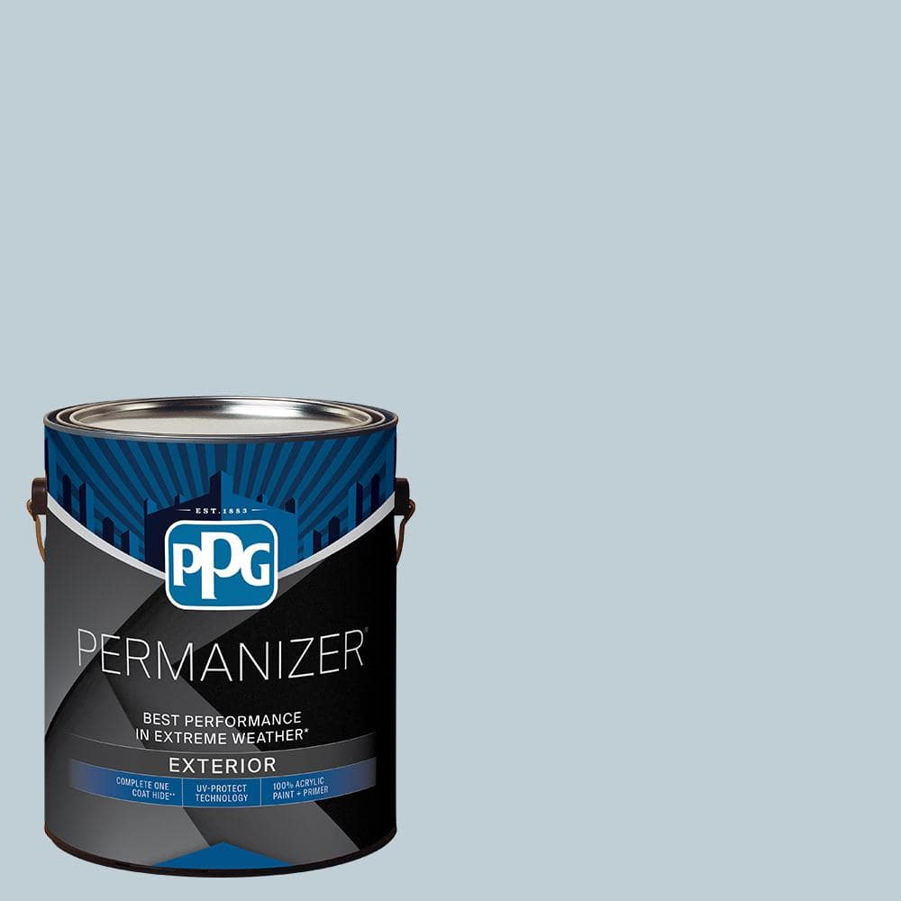 PERMANIZER 1 gal. PPG10402 Keepsakes Flat Exterior Paint PPG10402PZ