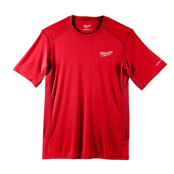 Milwaukee Men's WORKSKIN Large Red Lightweight Performance