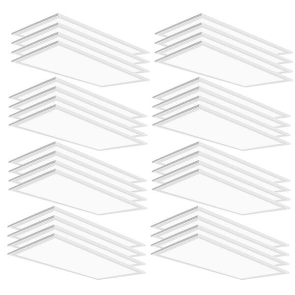 KOAOEIRS 2 ft. x 4 ft. 7800 Lm Integrated LED Panel Light, 5000K ...