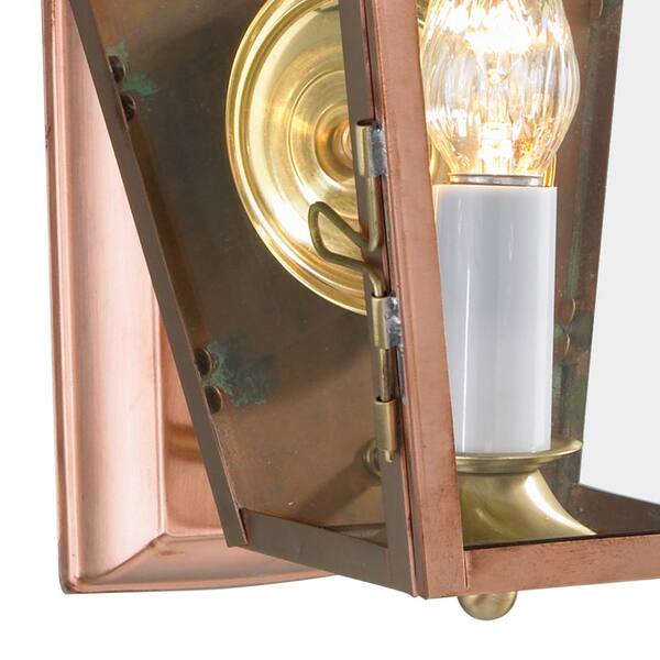 Copper Outdoor/Indoor Wall Lantern - GoNautical