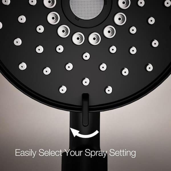 KOHLER Purist 3-Spray Patterns with 2.5 GPM 6 in. Wall Mount Dual