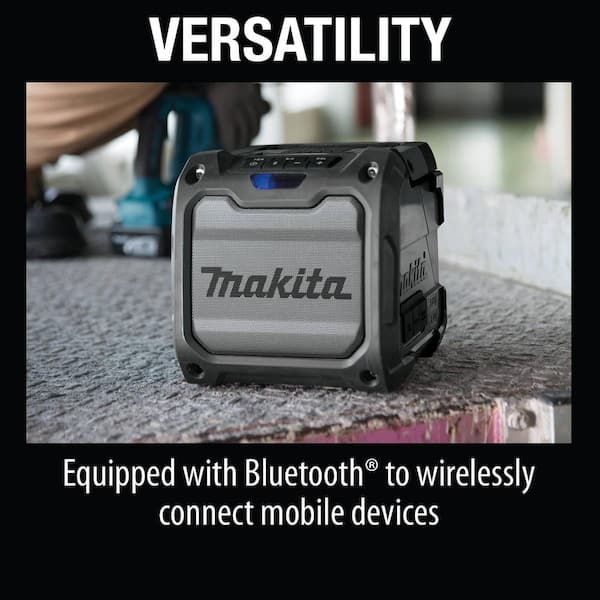 Makita 18V LXT/12V max CXT Lithium-Ion Cordless Bluetooth Job Site Radio  (Tool-Only) XRM09B - The Home Depot