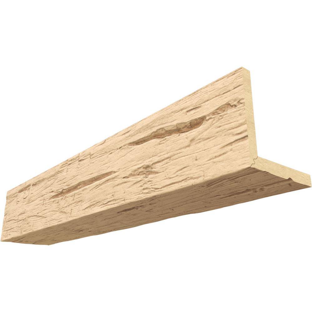 Ekena Millwork Endurathane 10 in. H x 8 in. W x 16 ft. L Hand Hewn