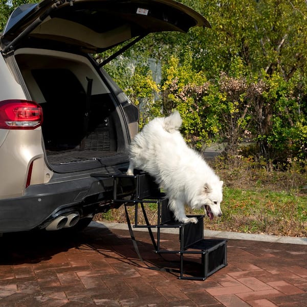 Dog stairs clearance car