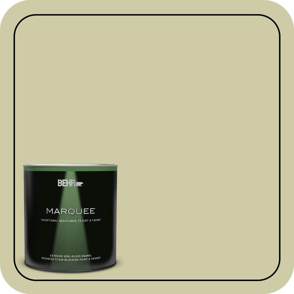 1 qt. #ICC-58 Crisp Celery Semi-Gloss Enamel Exterior Paint & Primer price history on PriceWatchPro