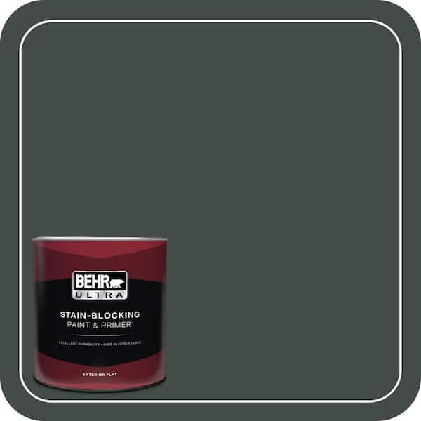 BEHR ULTRA 1 qt. Home Decorators Collection #HDC-CL-21 Sporting Green Flat Exterior Paint & Primer