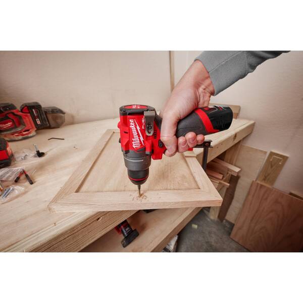 Milwaukee M12 FUEL 12V Lithium-Ion Brushless Cordless 1/2 in. Hammer Drill  (Tool-Only) 3404-20 - The Home Depot