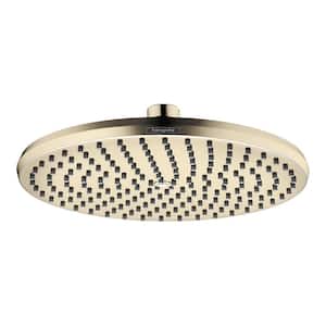 Locarno 1-Spray Patterns 2.5 GPM 10 in. ceiling or wall Fixed Shower Head in Polished Nickel