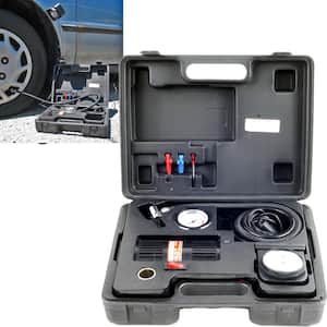 Portable Electric Powered Air Compressor Kit with Light