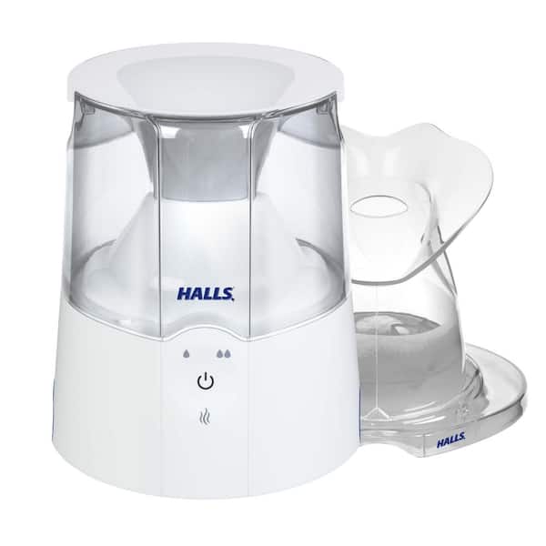 0.5 Gal. Crane x Halls 2-in-1 Warm Mist Humidifier and Steam Inhaler
