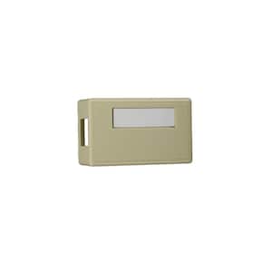 1-Port QuickPort Surface Mount Box, Ivory