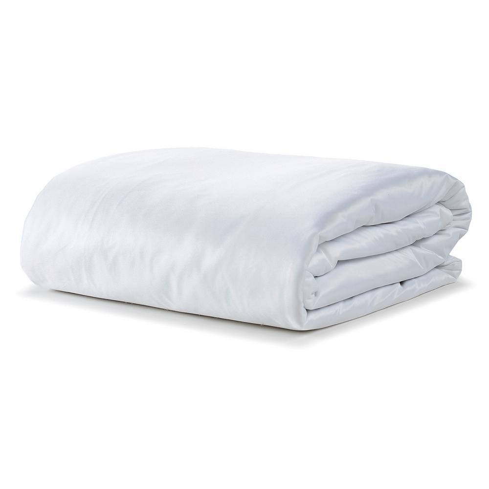Twin White Waterproof Allergy-Free Mattress Encasement