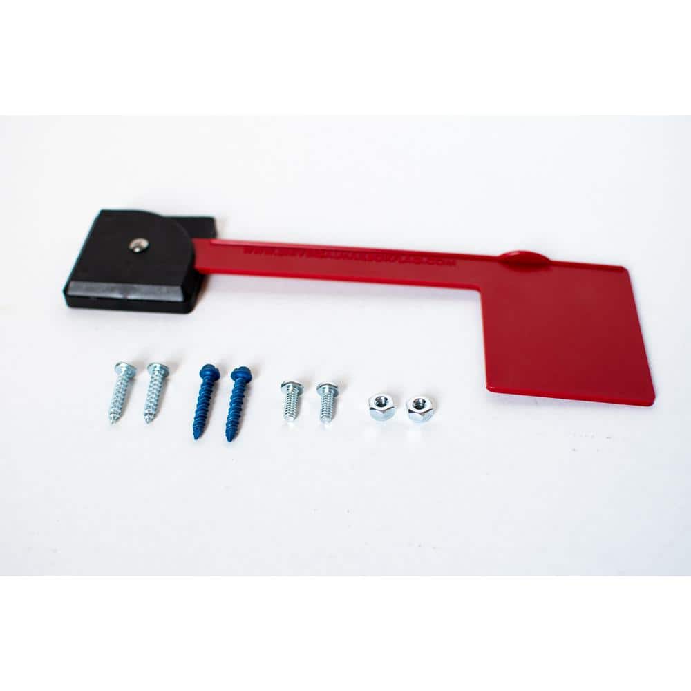 RetroFit Red Plastic Universal Mailbox Flag with Mounting Hardware