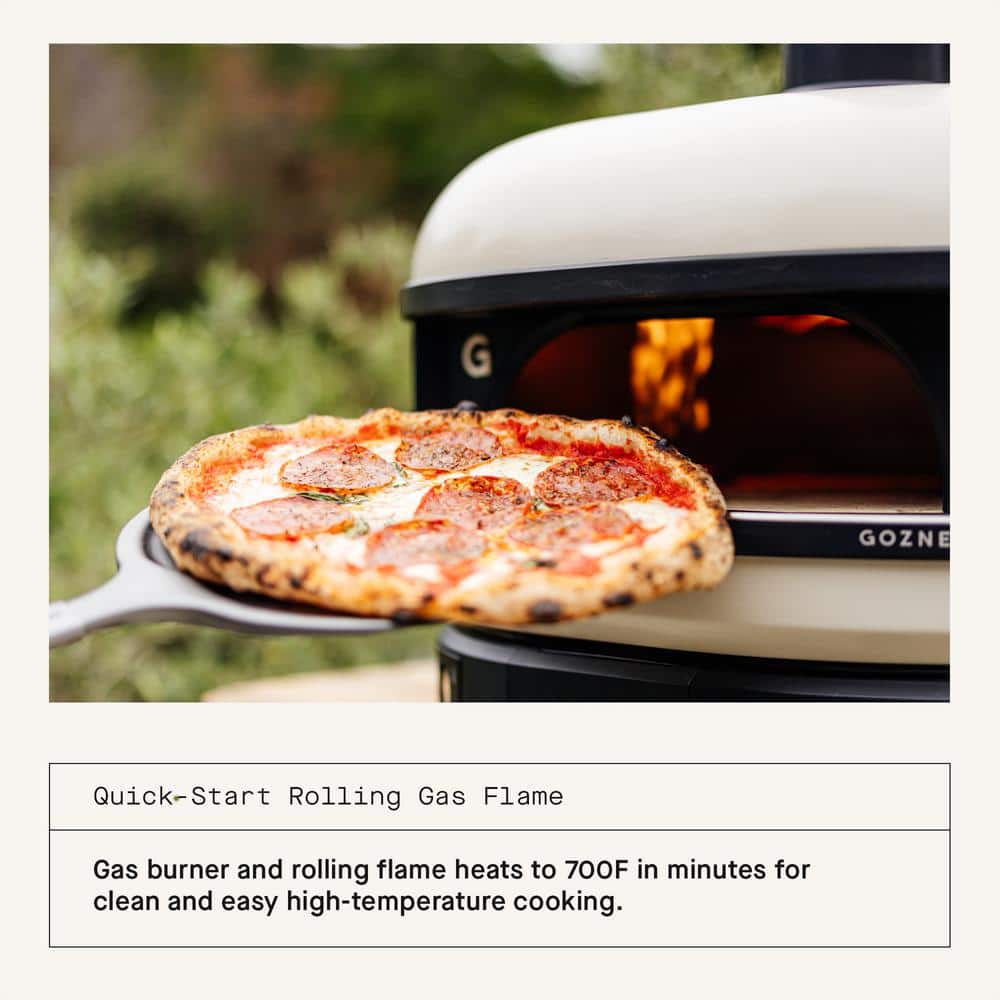 Gozney Dome S1 Gas Outdoor Pizza Oven in Bone