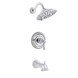 Warnick Single-Handle 1-Spray Tub and Shower Faucet in Chrome (Valve Included)