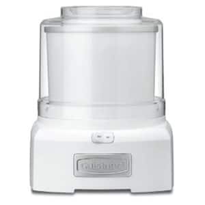 1.5 Qt. White Ice Cream Maker with Easy Lock Lid