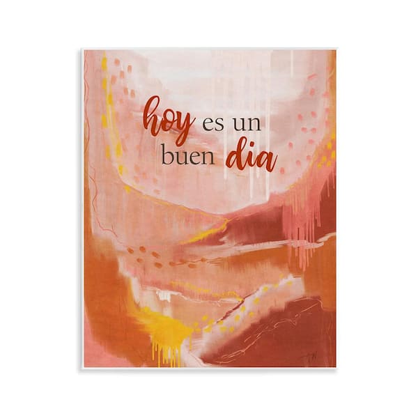 Stupell Industries Today's a Good Day by Angel Nicole Unframed Wall Plaque Typography Graphic Art Print 14 in. x 11 in.