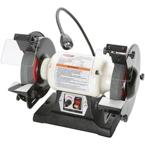 8 in. Variable-Speed Grinder with Worklight