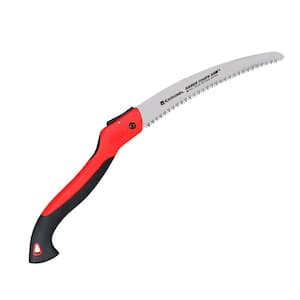 RazorTOOTH 10 in. High Carbon Steel Blade with Ergonomic Non-Slip Handle Folding Pruning Saw