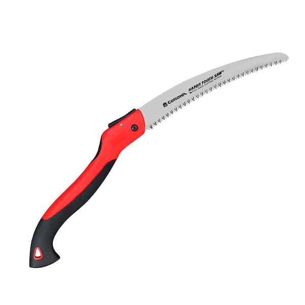 Corona RazorTOOTH 10 in. High Carbon Steel Blade with Ergonomic Non-Slip Handle Folding Pruning Saw
