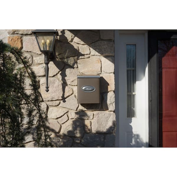 Architectural Mailboxes Designer Venetian Bronze with Satin Nickel