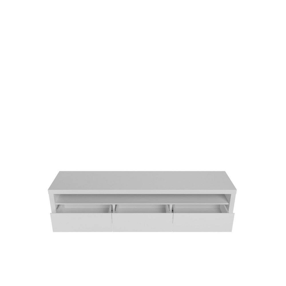 Sylvan White 77.56" TV Stand with Cabinet
