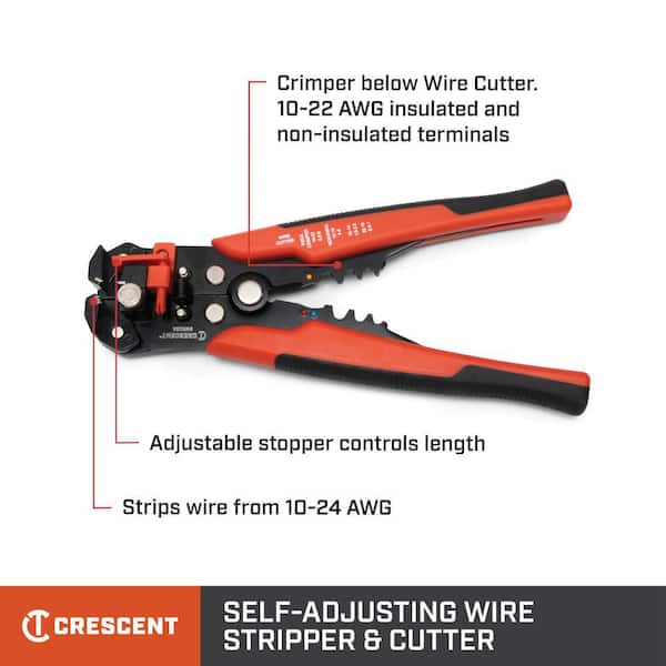 8 in. Self-Adjusting Wire Stripper and Cutter