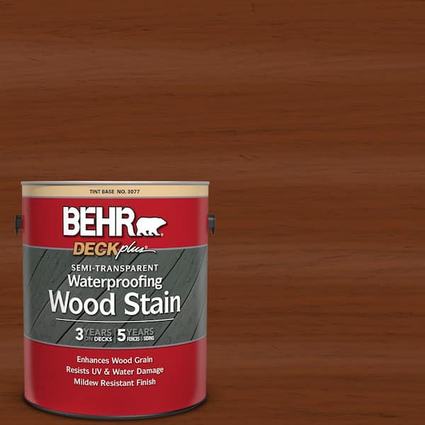 BEHR DECKplus 1 gal. #ST-130 California Rustic Semi-Transparent Waterproofing Exterior Wood Stain