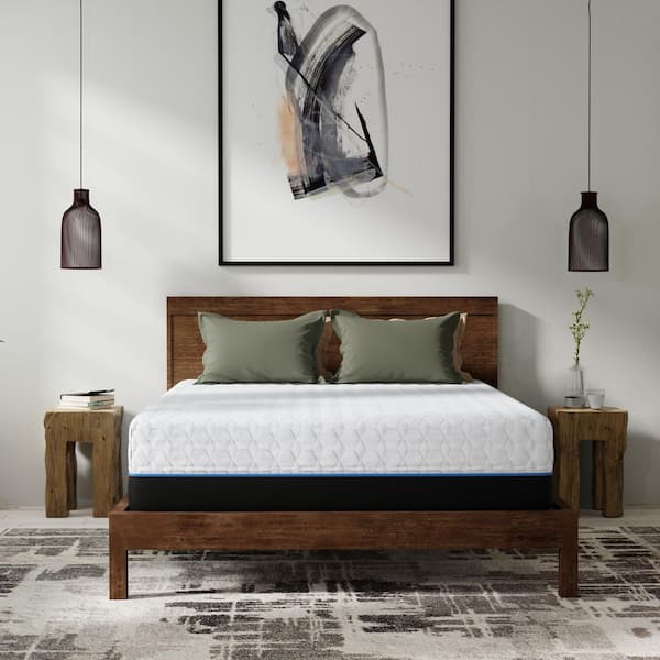 Copper Infused Queen Plush Memory Foam 14 in. Mattress