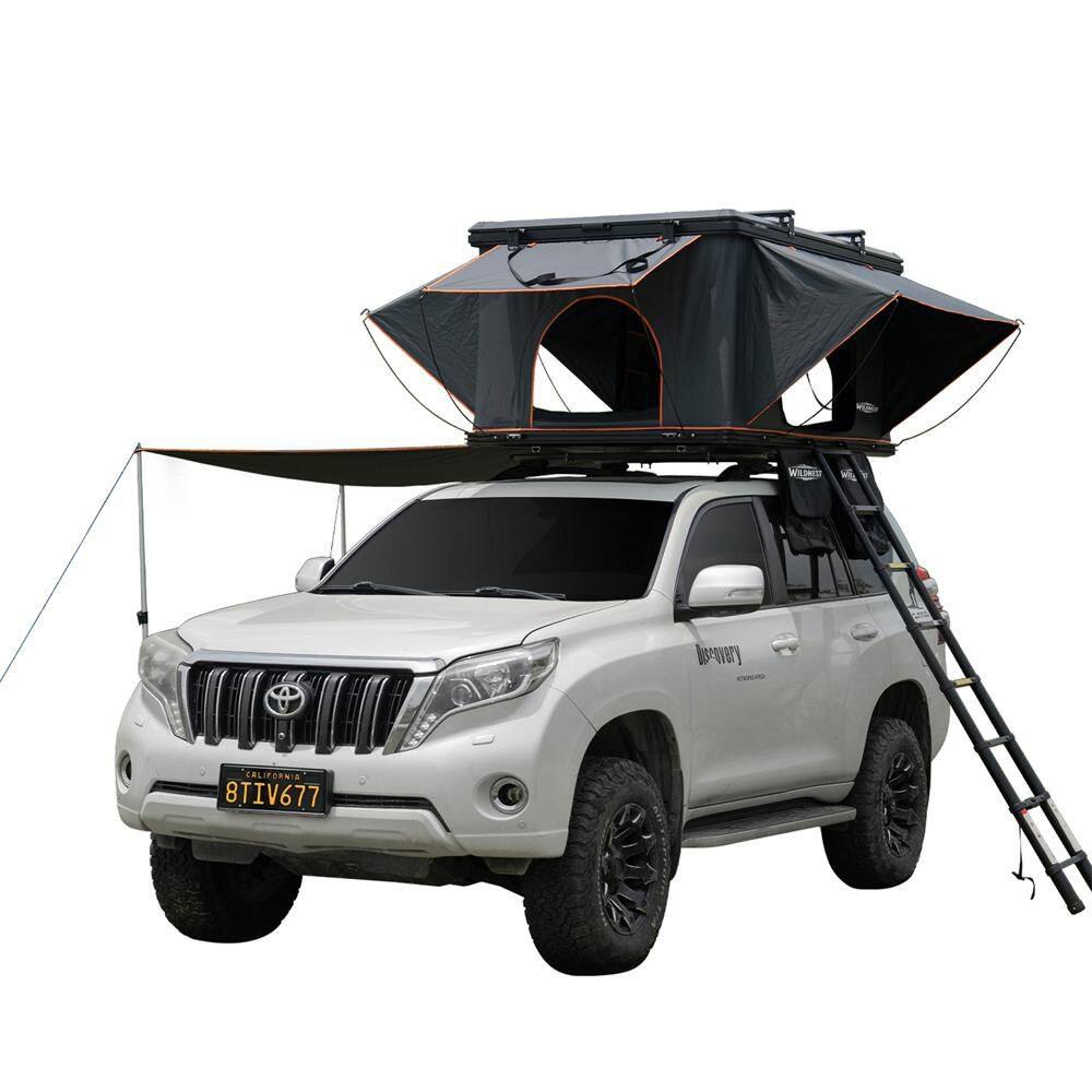 Pioneer HD Rooftop Tent Hard Shell with USB Outlet, Winter Thermal Liner, Summer Side Awning and Luggage Racks price history on PriceWatchPro