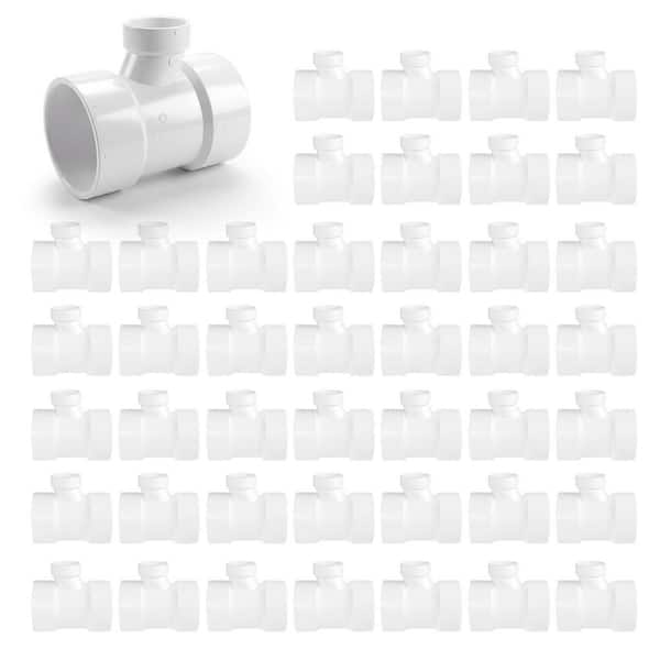 PLUMBFLEX 2 x 2 x 1-1/2 in. Rigid PVC DWV Drain Waste Vent