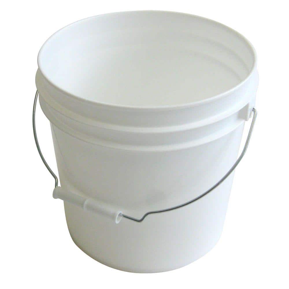 5 Gallon Blue Plastic Bucket Only - Durable 90 Mil All Purpose Pail - Food  Grade Buckets NO LIDS Included - Contains No BPA Plastic - Recyclable - 6