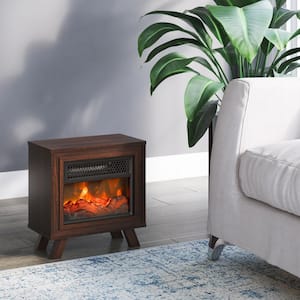 Duraflame 400 sq. ft. Tabletop Electric Fireplace Heater in Woodland Cherry