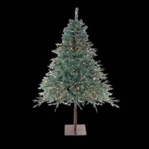 7.5 ft. Pre-Lit Fairbanks Alpine Artificial Christmas Tree with Clear Lights