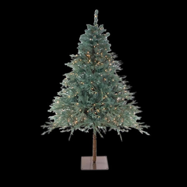 northlight 7 5 ft pre lit fairbanks alpine artificial christmas tree with clear lights 32915551 the home depot