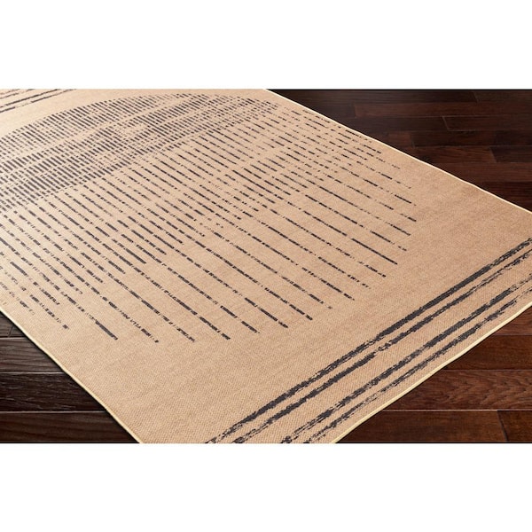 Ez Jute Brown 9 ft. x 12 ft. Machine-Washable Rug