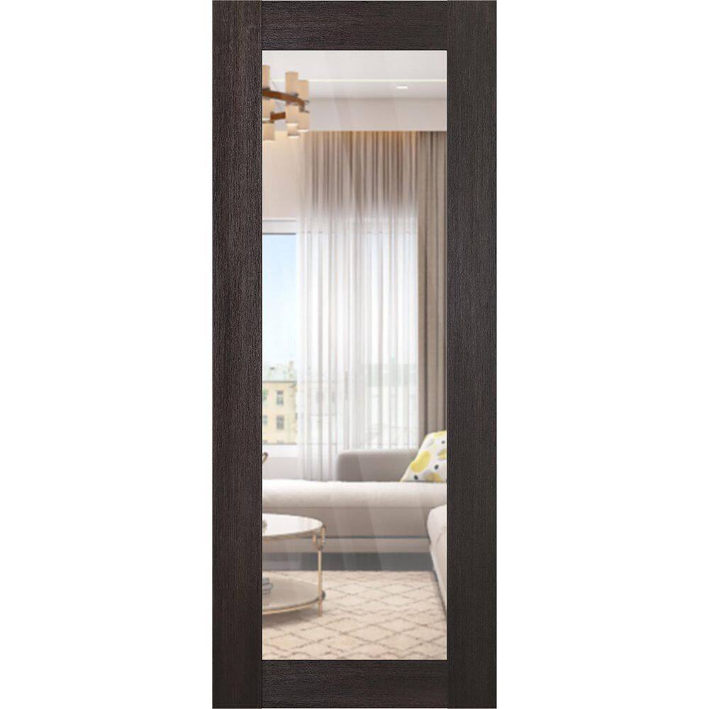 Avon 207 N 30 in. х 80 in. No Bore Full Lite Clear Glass Veralinga Oak Solid Composite Core Wood Interior Door Slab price history on PriceWatchPro