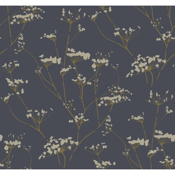 York Wallcoverings Blue Enchanted Wallpaper, 27-in by 27-ft