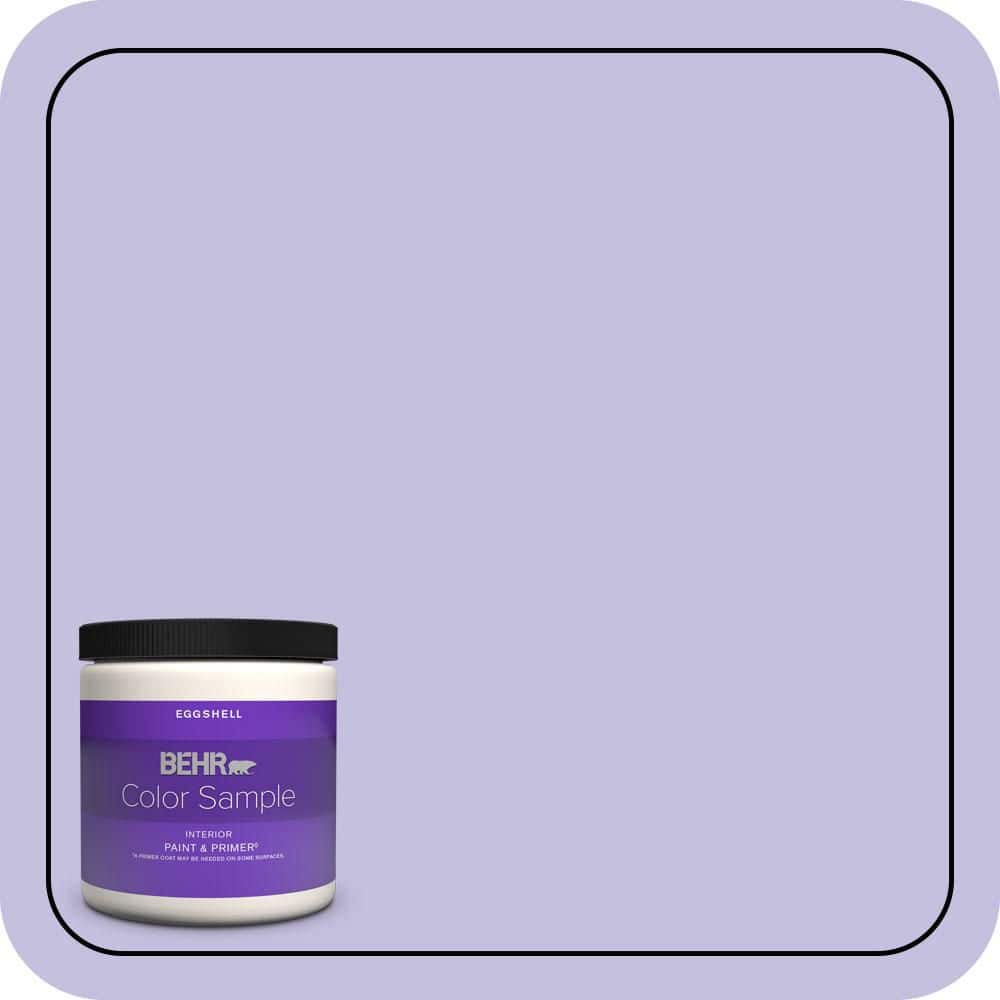 8 oz. #630A-3 Weeping Wisteria Eggshell Enamel Interior Paint & Primer Color Sample price history on PriceWatchPro